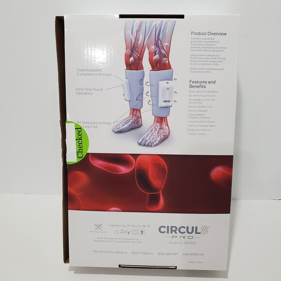 CIRCUL 8 PRO Mobile Blood Clot Portable Prevention Compression Open Box - Picture 4 of 16